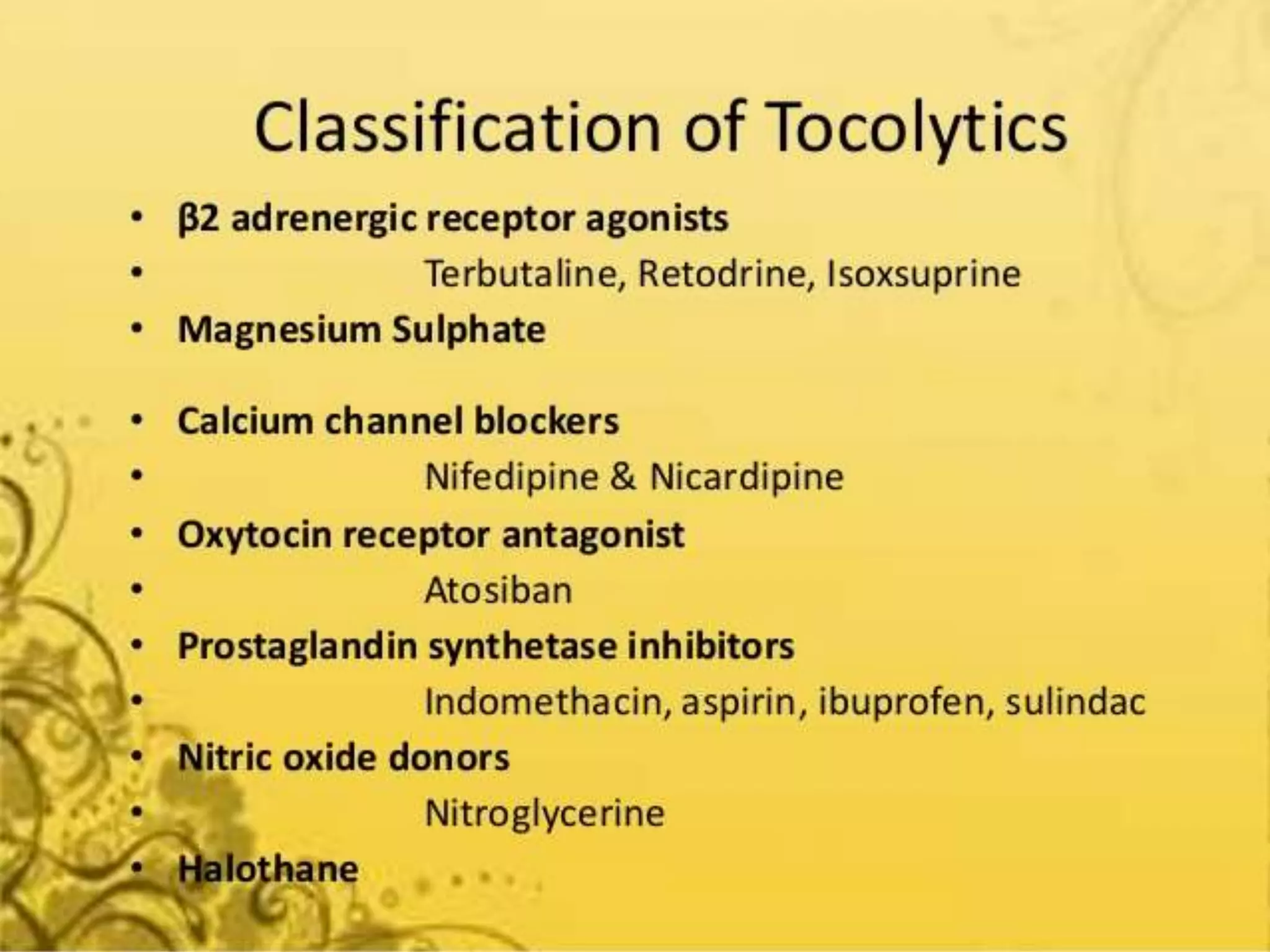 Diuretics And Tocolytics Ppt