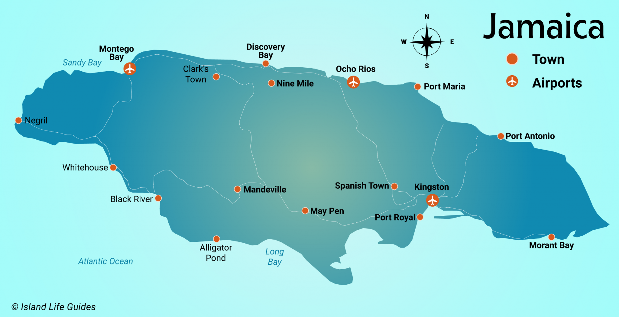 Jamaica Map: Navigate Top Attractions