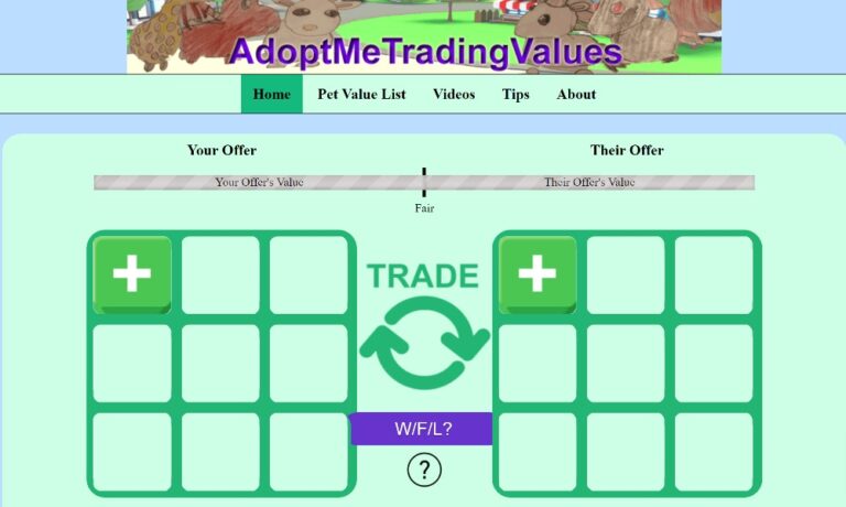 What Are Adopt Me Trading Values? Get Best Deals